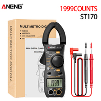 ST170 Clamp Meter 2000 Counts Digital Multimeter AC/DC Current Voltage Tester Ammeter Voltmeter Clamp Meter Volt Amp Ohm Test