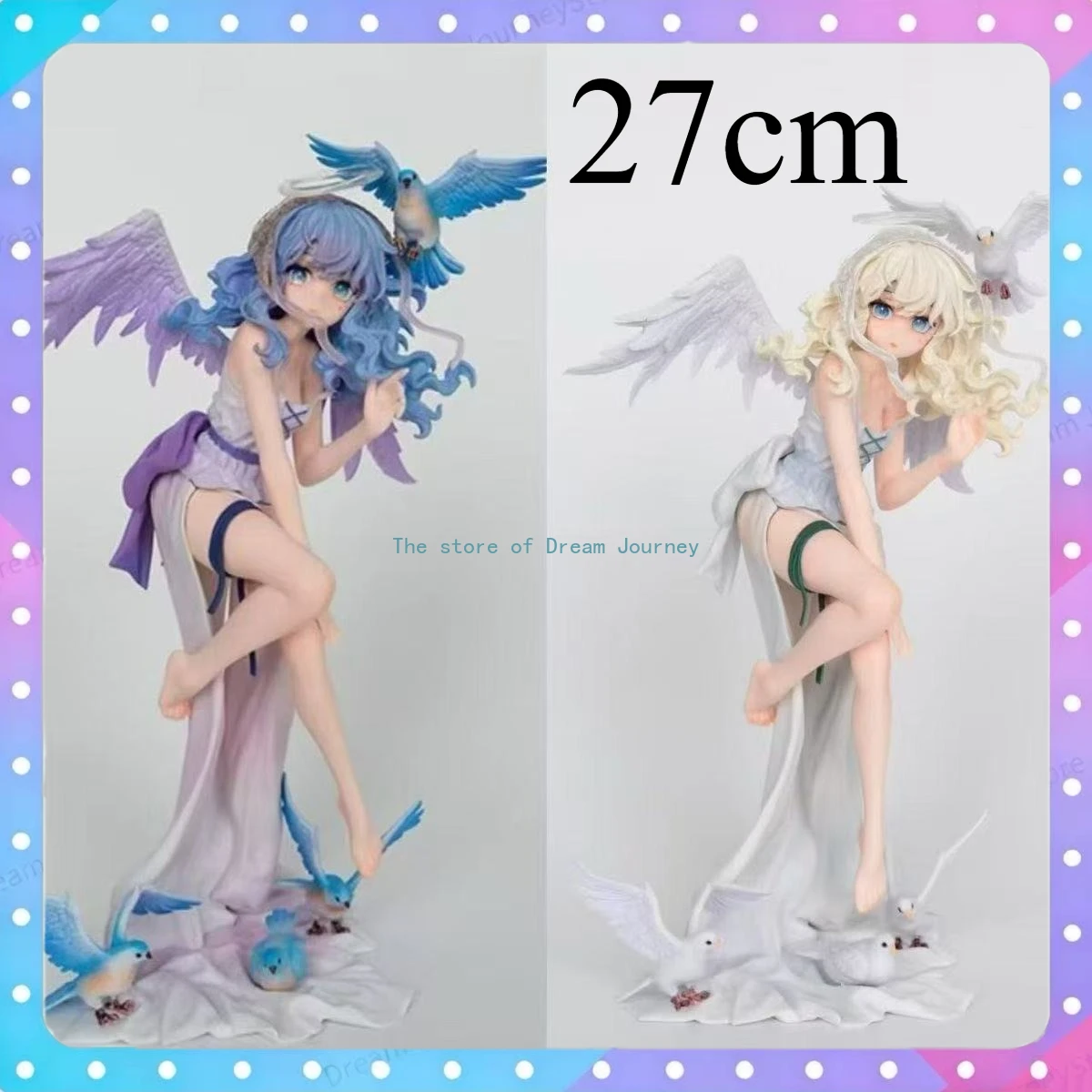 

27 см, в наличии, высококачественная версия фигурки GK, красивая девушка, маленький ангел Ариэль, модель фигурки, украшение для шасси, подарок, коллекционная вещь.