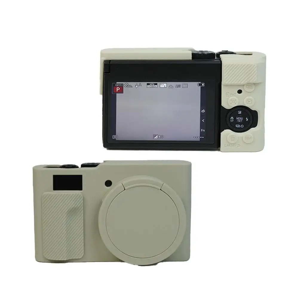 حافظة واقية للكاميرا من مطاط السيليكون الناعم لكامل الجسم لهاتف Lumix Tz99/Zs99 غطاء حقيبة الكاميرا
