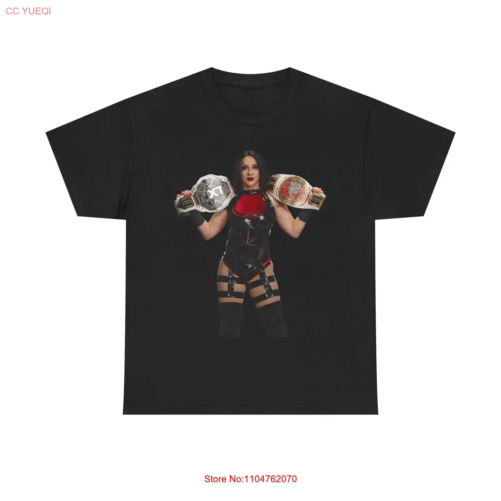 Stephanie Vaquer Wrestling T Shirt vintage Washed Versatile streetwear fashion Unisex Casual designer clothes graphic homme