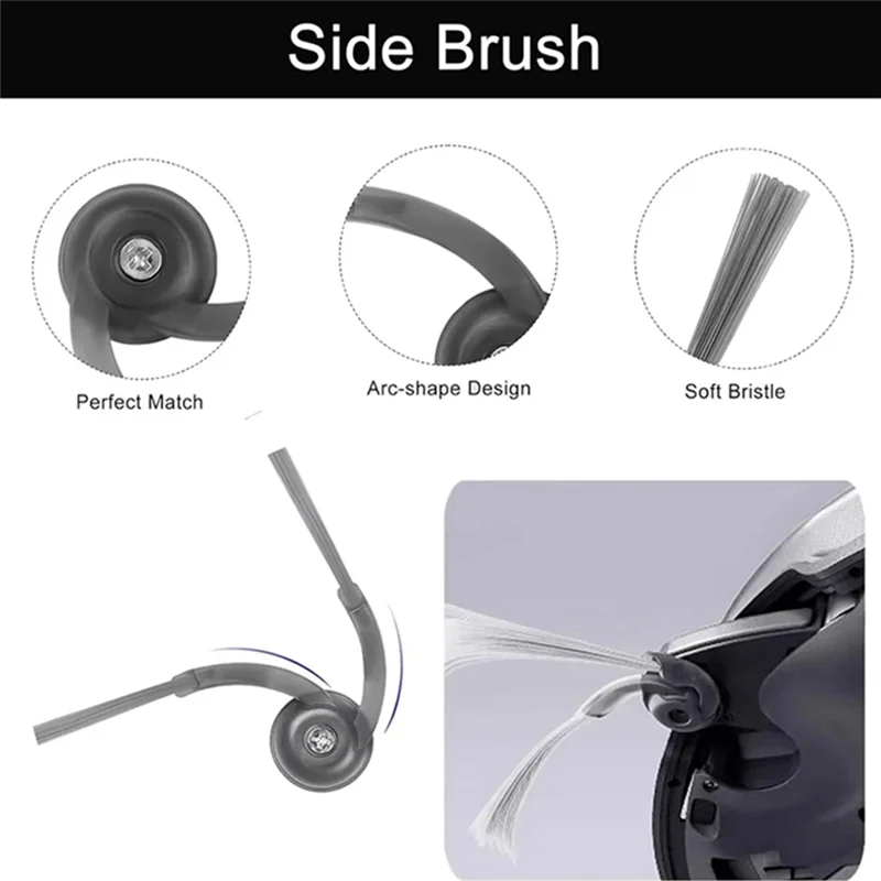 A86I-Roborock Saros 10/G30 로봇 진공 청소기 교체 메인 사이드 브러시 HEPA 필터 걸레 천 먼지 봉투 부품