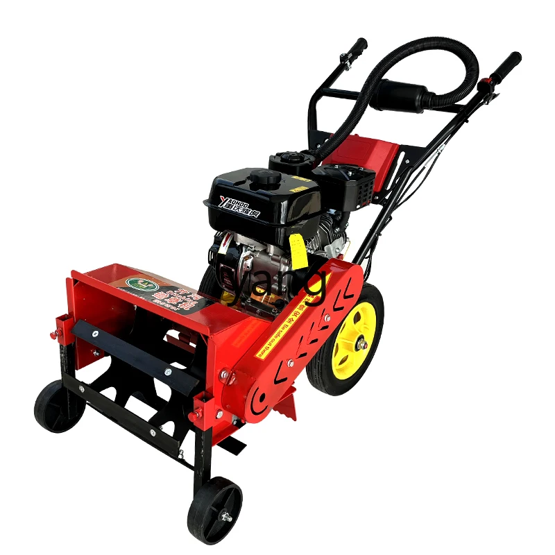 Yjq Multi-Function Gasoline Weeding Machine Small Agricultural Horsepower Weeding and Loosening Soil Furrow Mini Tiller