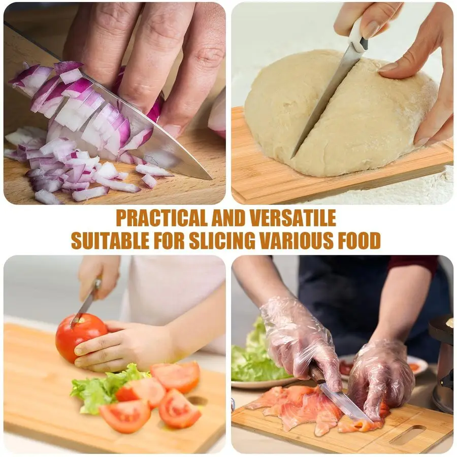 12-packs houten snijplanken set met handgrepen graveren blanks keuken serveerschaal bulk voor groenten vlees pizza kaas 1