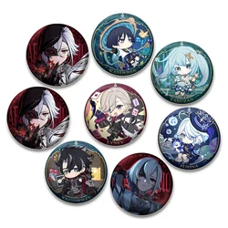 Super Popular Game Anime Genshin Impact Badge Cartoon Style Brooches on Backpack Clothes Handmade Round Pins for Jewelry