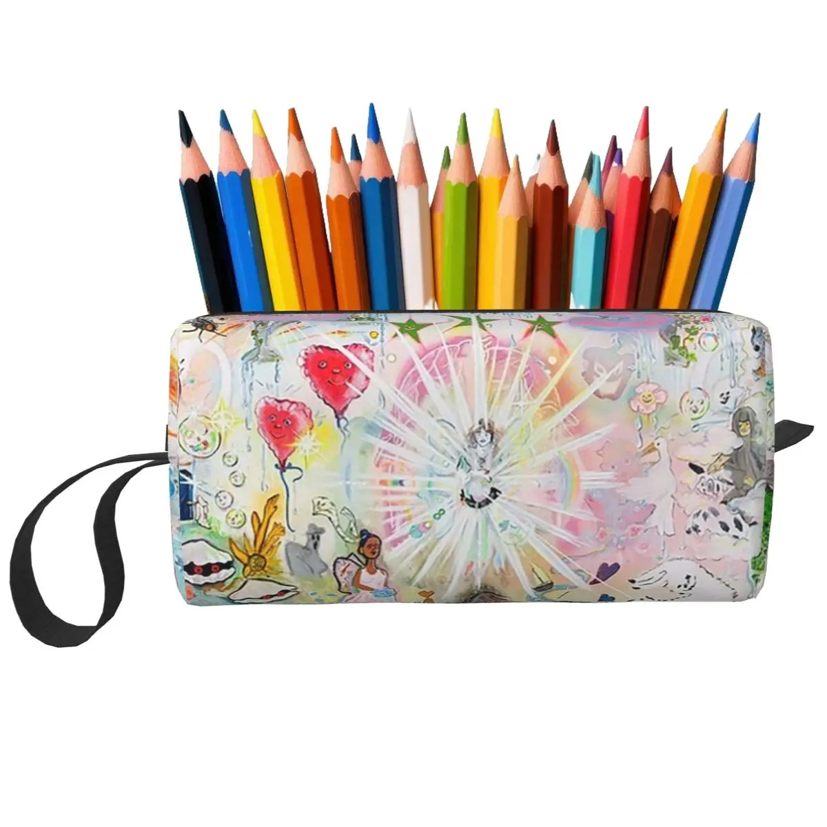 

Drain Gang Bladee 333 Album Cov Pencil Case for Boy Girl Gifts Pen Box Pencil Bag Stationery Supplies Travel Women Cosmetic Bag