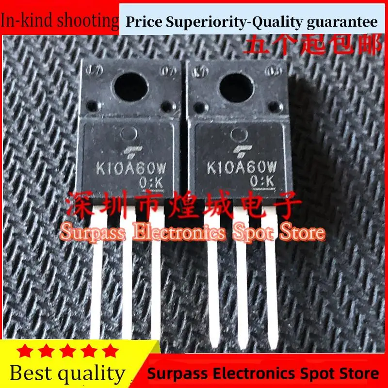 10PCS-100PCS  K10A60W TK10A60W  TO-220F 600V 9.7A 5 Price Superiority-Quality guarantee