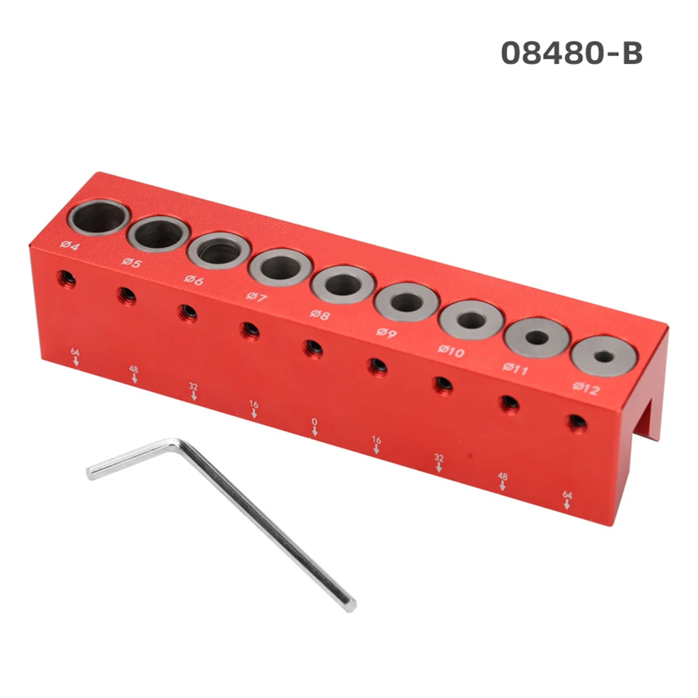 

Woodworking Drilling Guide 4-12mm Hole Opener Hinge Opener Door Cabinets Hinge Locator Wood Work Hole Drilling Guide Locator