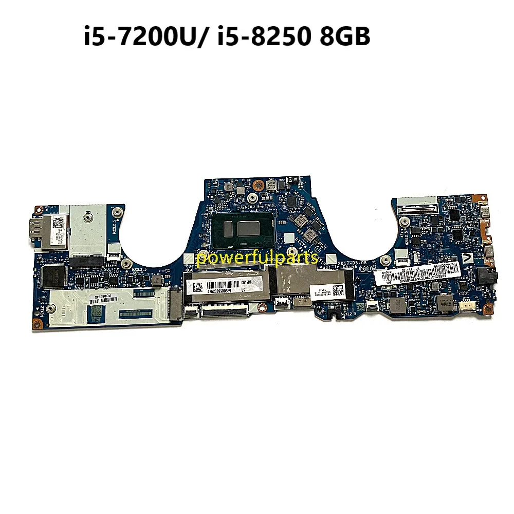 

DIZY6 LA-E551P Laptop Motherboard For Lenovo Ideapad Yoga 720-13IKB i5-8250u Cpu+8G Ram 5B20Q10907 5B20N67805 100% Working