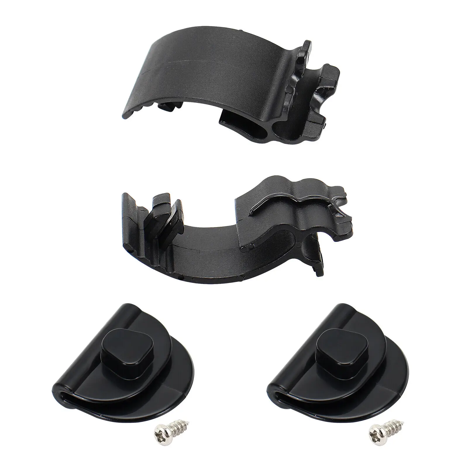 Left Side Battery Cover Mount Clips For Harley Sportster XL883 XL1200 2004-2013 Motorcycle Black Side Mount Clamp Accessories