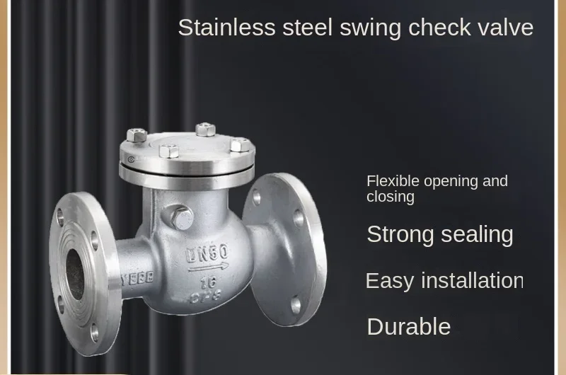 

H44W-16P Check Valve Stainless Steel, One Way, Flanged, Swing Check Valve