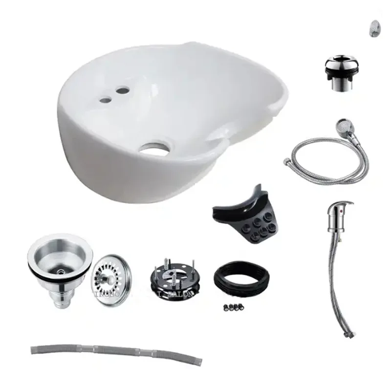 

Ceramic shampoo basin, hair salon flat shampoo basin, barber shop shampoo, beauty and hairdressing products