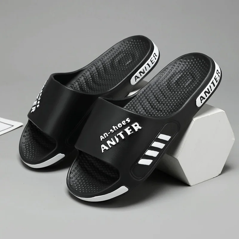 

Fashion Summer Slippers for Men Sport Outdoor Men Beach Sandals Bathroom Non-skid Indoor and Home Sandals for Women Couple Shoes