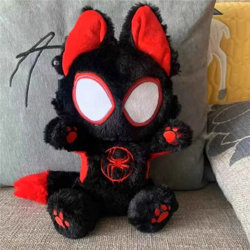 

Новый 25 см Marvel Мстители персонаж периферийные устройства Майлз Человек-паук в форме кошки Дэдпул плюшевая кукла украшение дома модные игрушки подарок