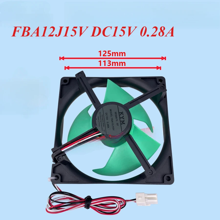 1Pc Freezer cooling fan for Sharp refrigerator freezer Fan Motor FBA12J15V DC15V 0.28A