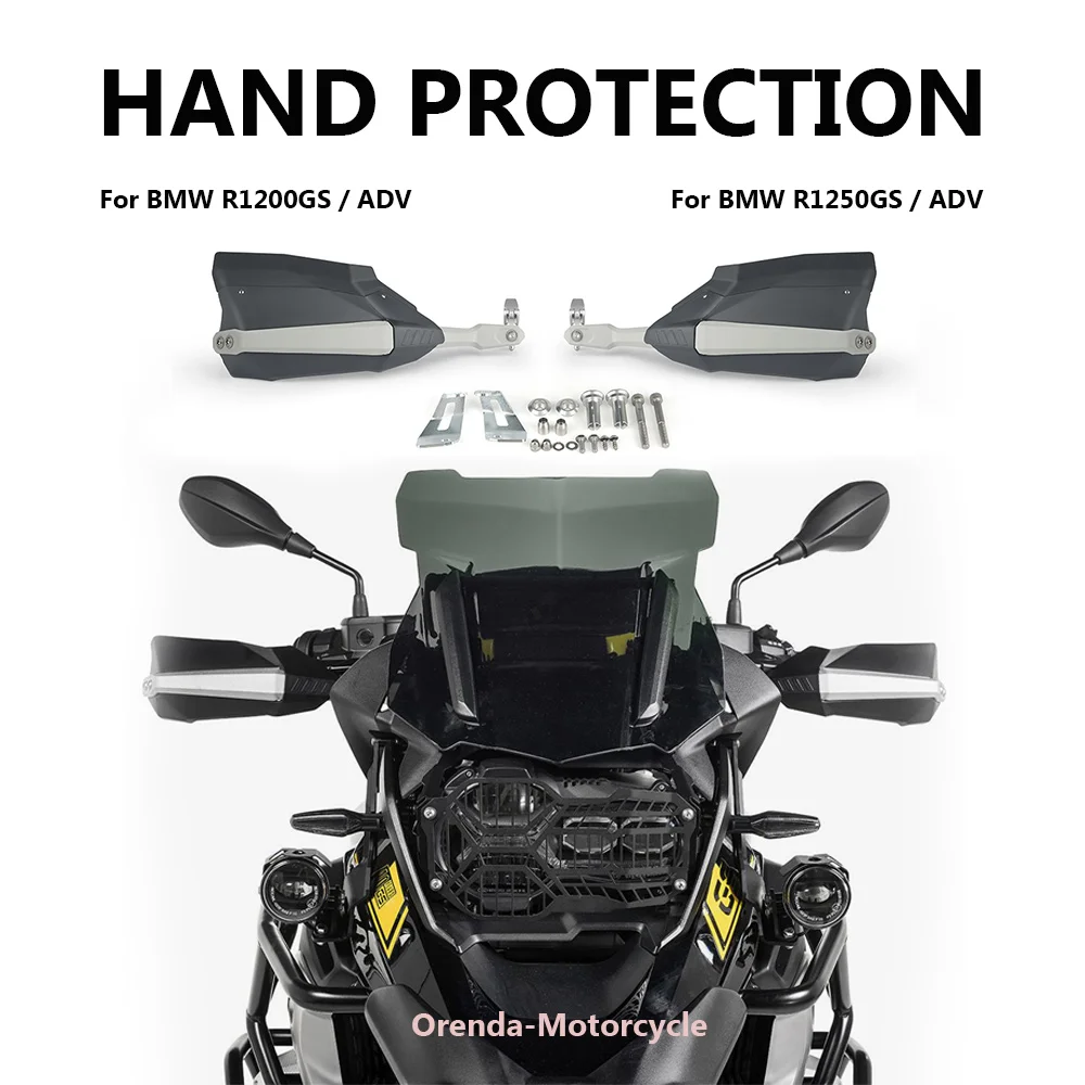 

For BMW R1200GS R 1250 GS R1250GS ADV Motorcycle Handlebar Hand Guard Protector Handguard Brush Bar Wind Deflector kit Adventure