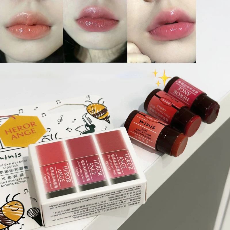 HERORANGE 2/3/5Pcs Mini Lip Balm Set for Intensive Hydration and Dryness Prevention During Autumn and Winter