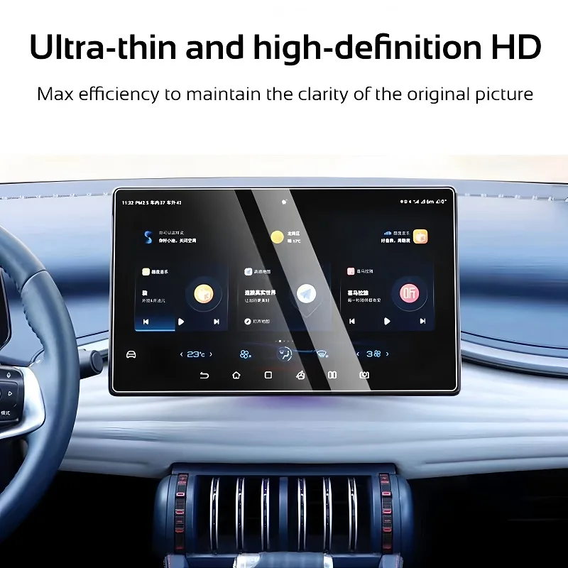 Für BYD Seal Modelle 2022-2025 12,8-15,6 Zoll Gehärteter Glas-Bildschirmschutz Auto-Infotainment-Radio GPS-Konsolen-Navigation – Detail 6