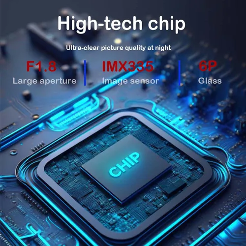 Imagen 2 del producto GcPaSr 1080P para coche 200 grados AHD cámara de marcha atrás Full HD ojo de pez lente dorada visión nocturna vista trasera Universal del vehículo