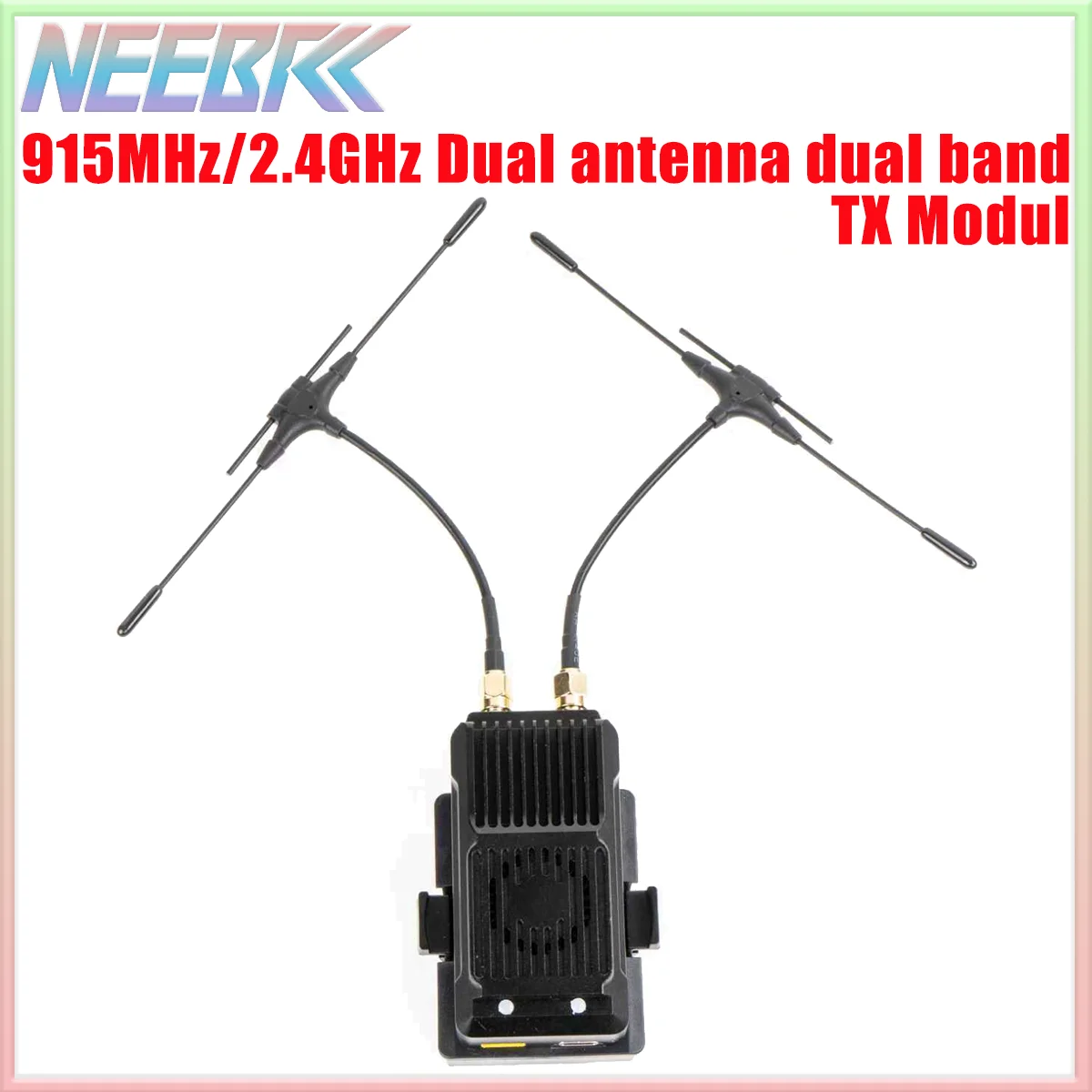 

ELRS 915 МГц/2,4 ГГц двойная антенна двухдиапазонный модуль TX JR/наноинтерфейс ExpressLRS для гоночного дрона дальнего действия Quadcopter DIY