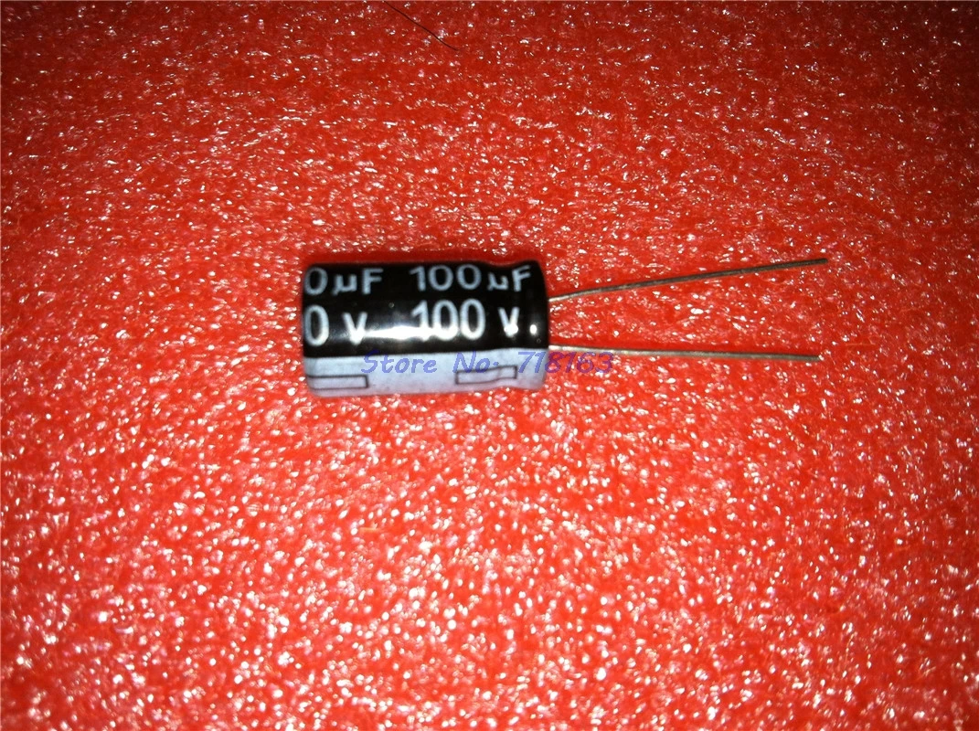 20pcs/lot Higt quality 100V100UF 10*17mm 100V 100UF 10*17 Electrolytic capacitor