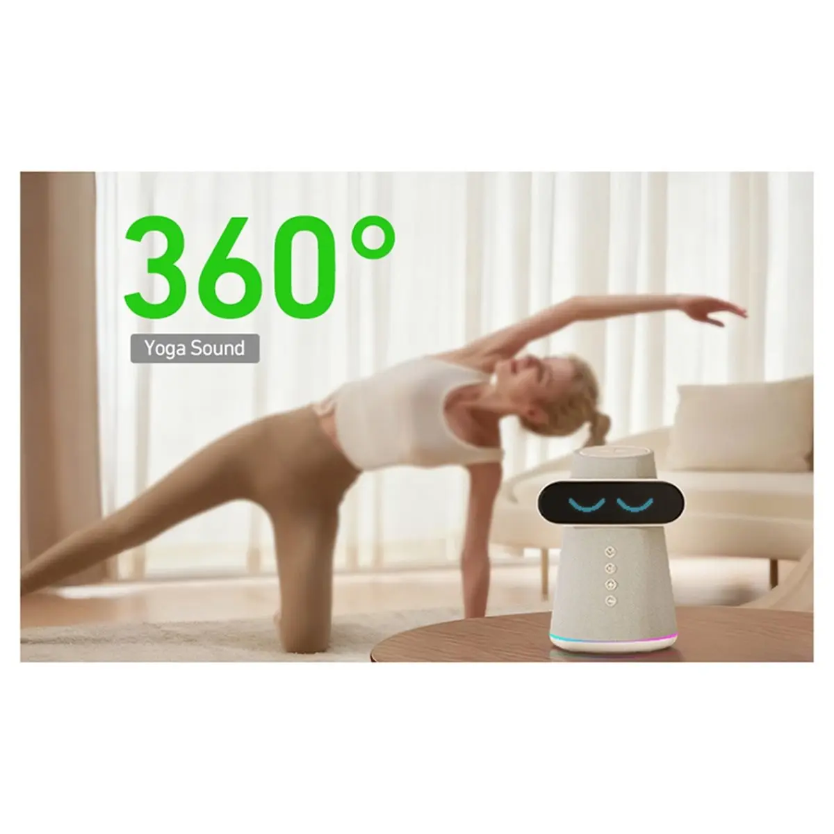 Bluetooth Speaker with LED Display, Wireless Charging, Room Decor for Cafes, Bedrooms, and More