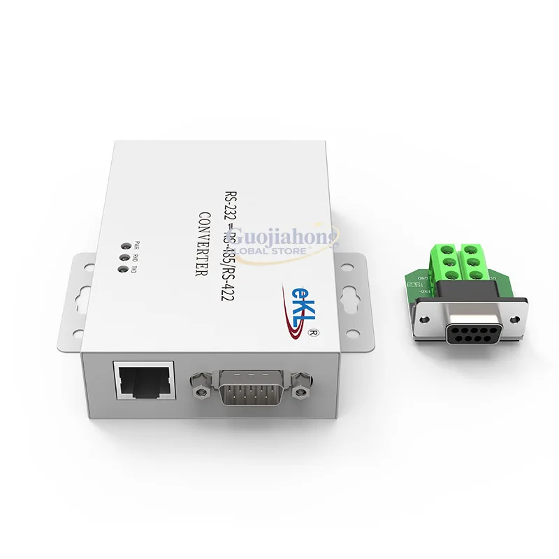 

Промышленный преобразователь данных eKL-H104 RS232 в 485/422 с защитой от перенапряжения и грозозащитой