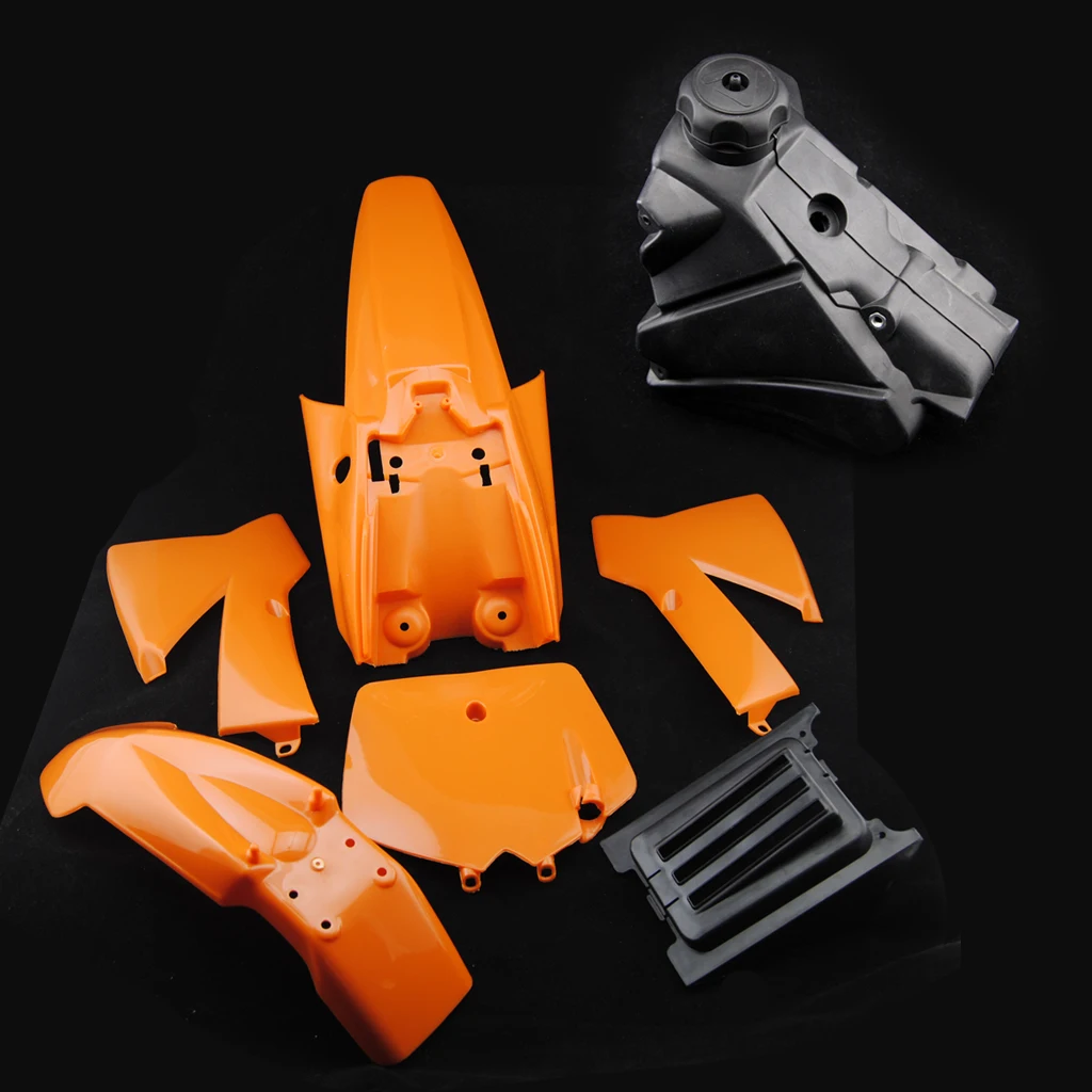 

Orange Fender Fuel Tank Fairing Cover Plastic For KTM50 50SX 50cc Senior Adventure Junior