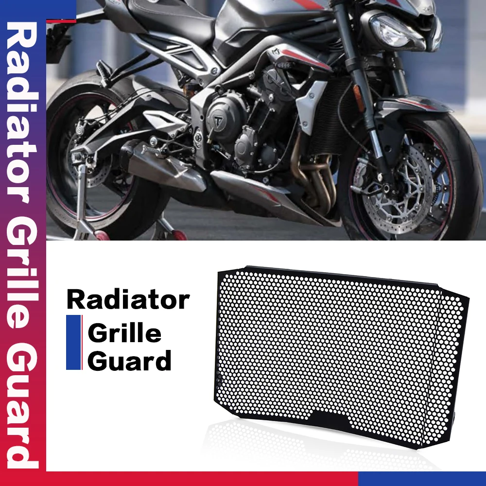 

Motorcycle Radiator Protective Cover Grill Guard Grille Protector FOR Street Triple R / RX Street 675 RX 675R 2014 2015 2016