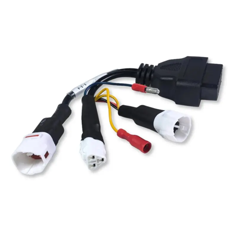 

Motorcycle Cable 3IN1 Motor Extension For 3Pin+ 4Pin For Honda 4Pin OBD Diagnostic Connector Adapter