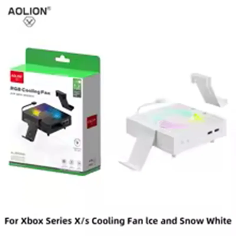 

Xbox Series X Cooling Fan Dock 9 Blades Quiet Cooling System Intelligent Temperature Control Game Console Heat Dissipation Stand