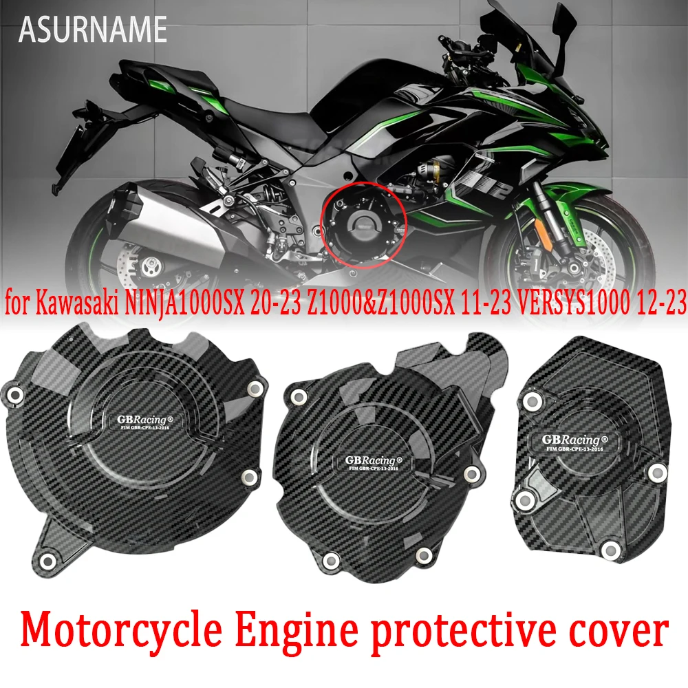 

FOR Kawasaki NINJA1000SX 2020-2023 Z1000 & Z1000SX 2011-2023 VERSYS1000 2012-2023 Motorcycles Engine Cover Protection Case