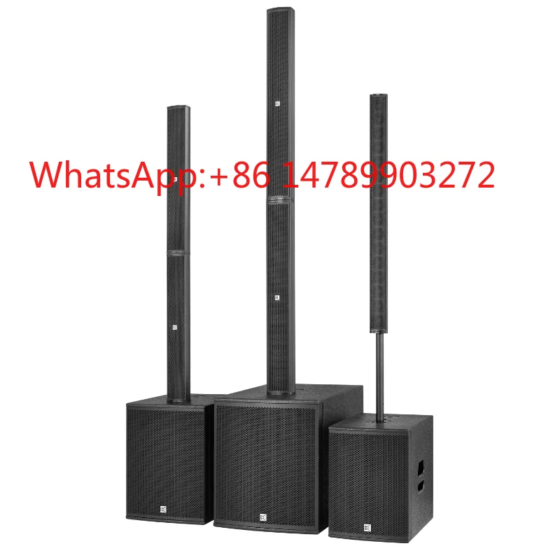 Mini Column Line Array Speaker Portable Waterproof Professional Audio System for Indoor Outdoor Stage Show
