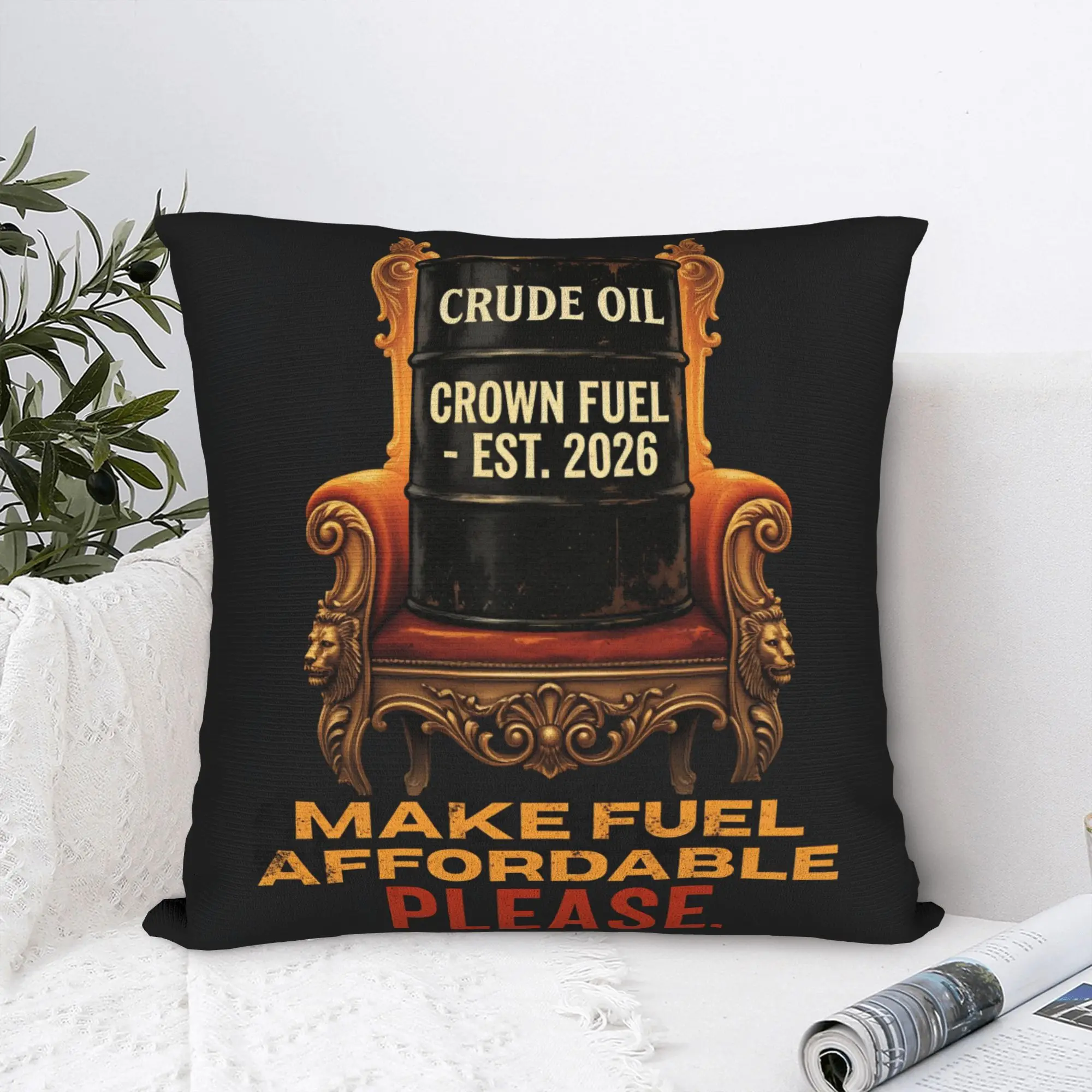 Pillow Cover Make Gas Prices Great Again  Novelty Pillow Case For Sofa Car Home Decor Pillowcases