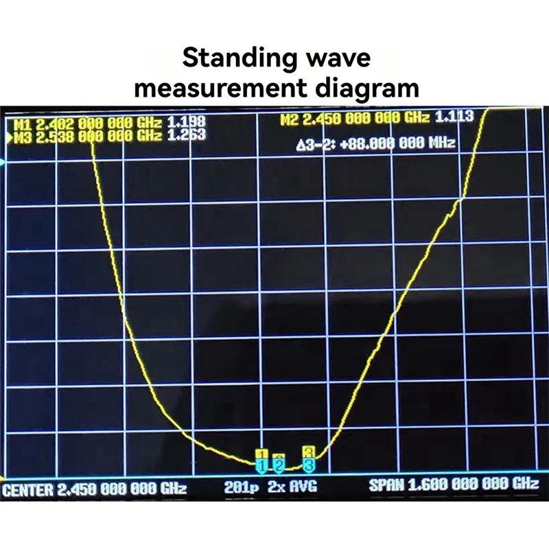 AA87 2,4 ГГц Направленная антенна WIFI Антенна для передачи изображения Антенна дистанционного управления Расширенный диапазон с высоким коэффициентом усиления 2400 МГц