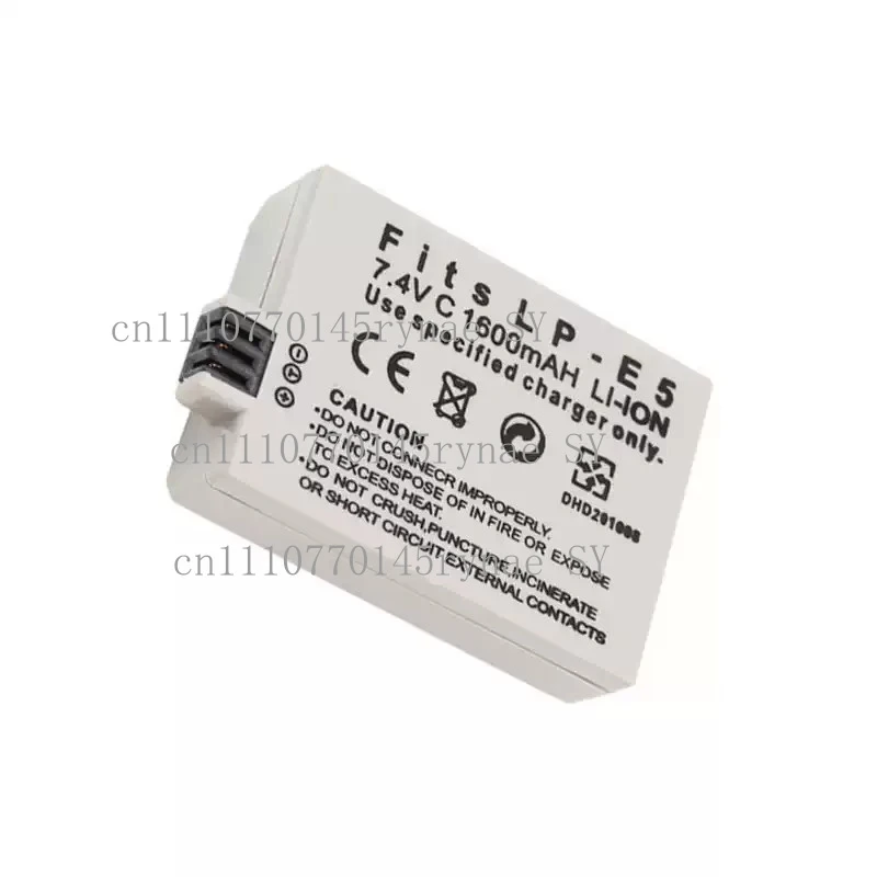 1600mAh LP-E5 Rechargeable Battery For Canon 450D 500D 1000D Kiss X2 X3 F Rebel XS XSi T1i Camera