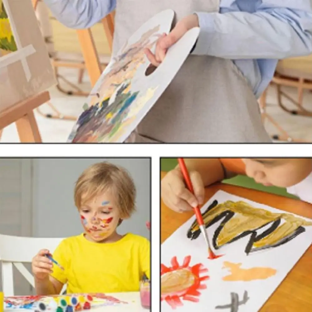 Washable Watercolor Paint Set 8/12/16 Colors Portable Watercolor Paint Palette With Water Brush Pen Water Color Paints