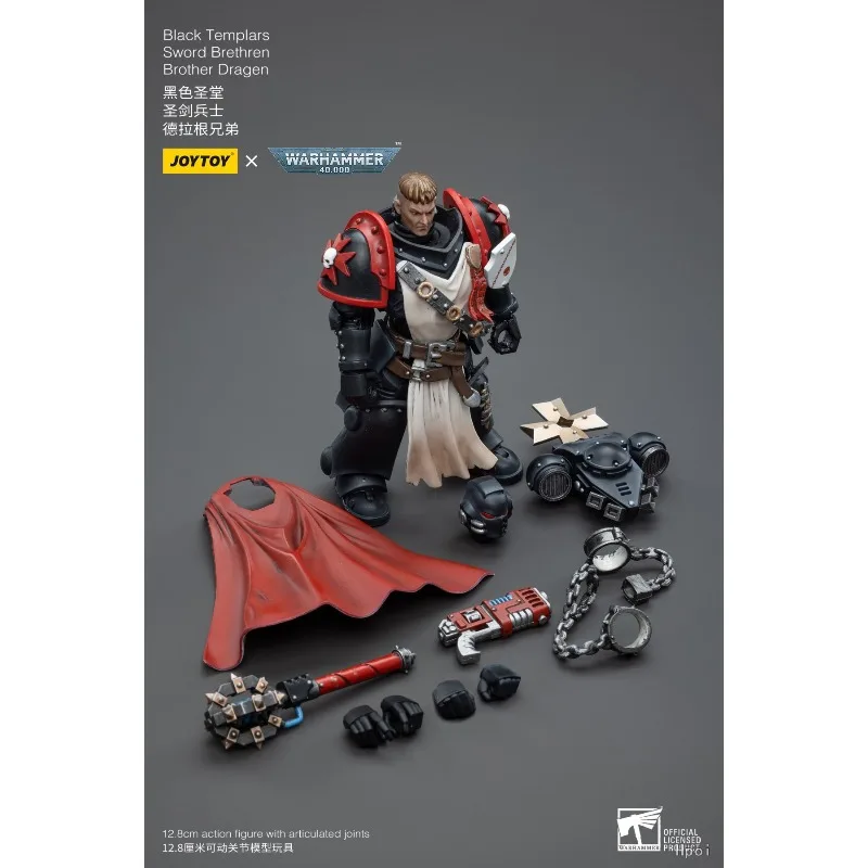 JOYTOY 1/18 Gotowy Ruchomy Mecha Warhammer 40000 Święty Miecz Wojownik Anime Bracia Smokowie Figurka Akcji Zabawki Prezenty dla Chłopców