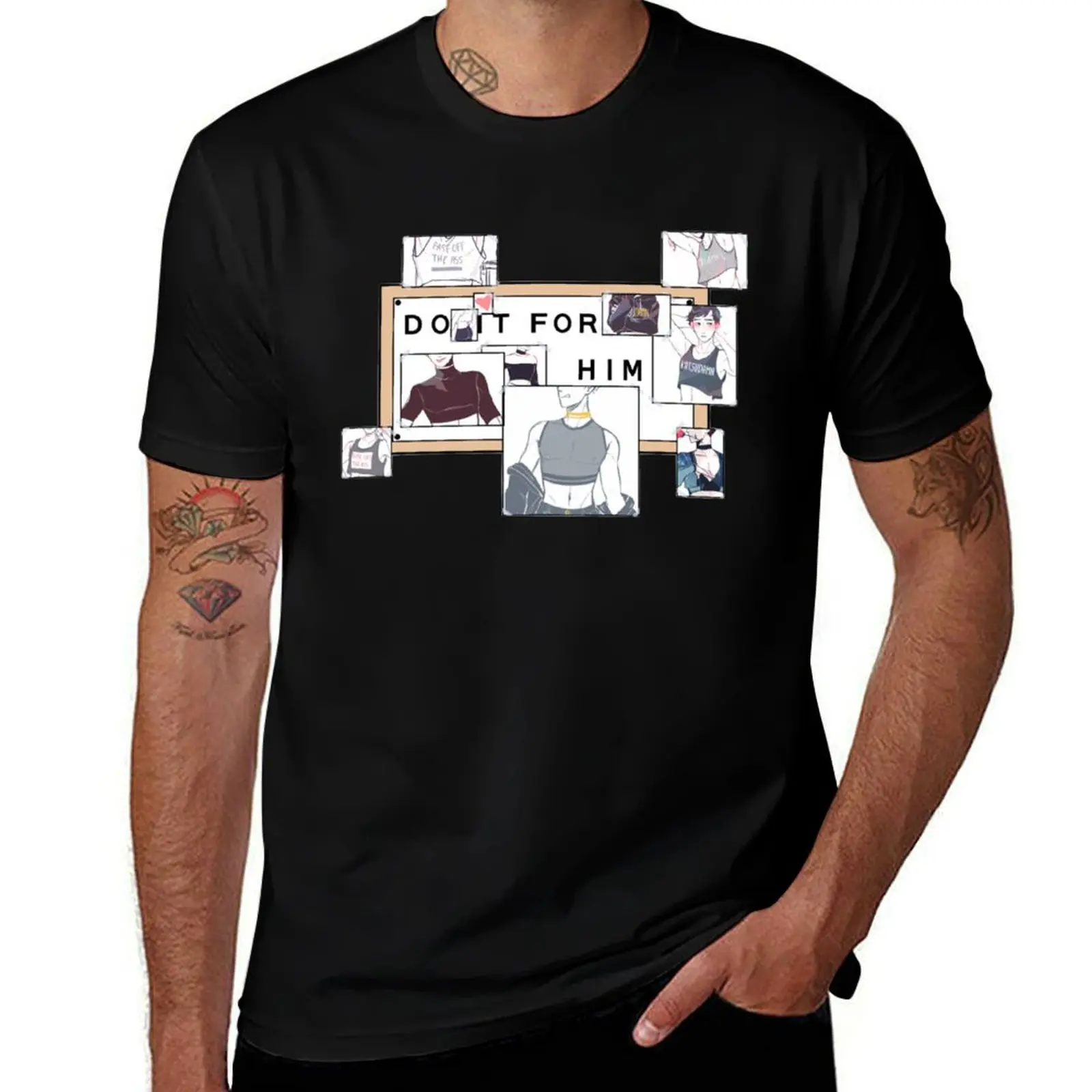 

Do It For Crop Top Yuuri T-Shirt Christmas Casual Short Sleeve Top