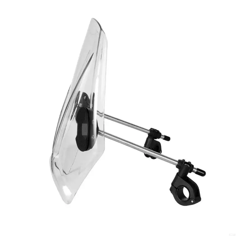 M76E Lenkermontierte Motorrad-Windschutzscheibe für 22 mm, 25 mm und 28 mm Lenker – Detail 8