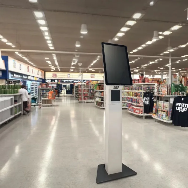 32 Android Self Ordering Kiosk for Restaurant Use Touch Screen Terminal with Receipt Printer and Menu Customization