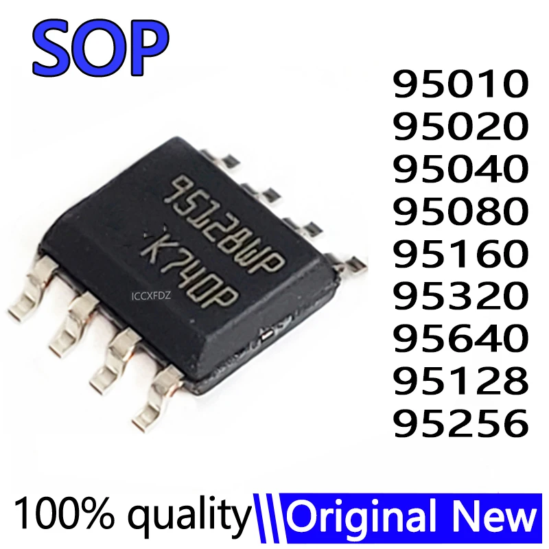 (5piece) 95010 95020 95040 95080 95128 95160 95256 95320 95640 95512 SOP-8 SMD 100% New Original IC in stock Chip