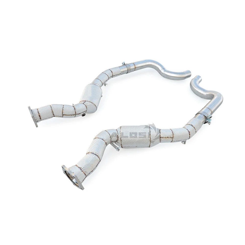 

Performance Header for Mercedes Benz CLA45 AMG 2.0T 2020-2024Stainless steel Downpipe exhaust insulated sports car exhaust