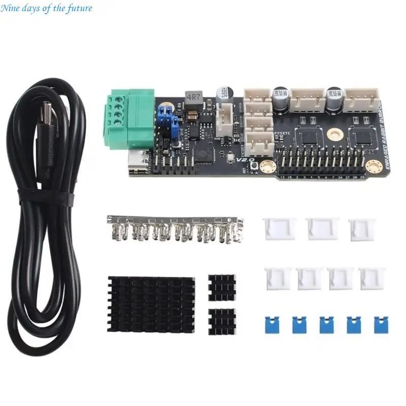 ERB V2.0 MINOLOLOR MAINBOARK RP2040 TMC2209 مع بطاقة Canbus interfaces E65A