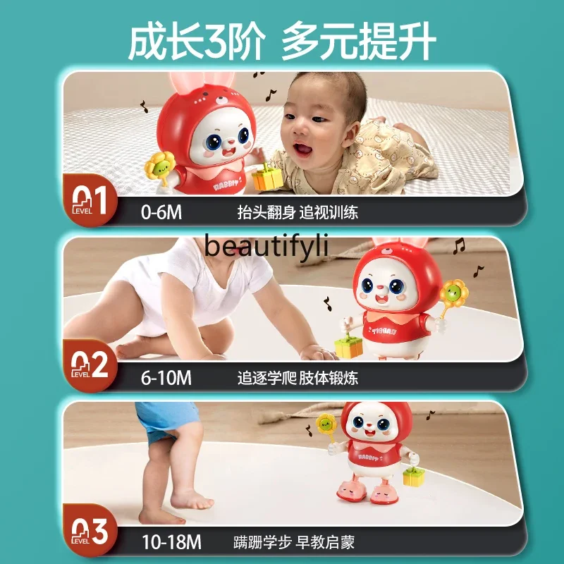 Baby Toys 0 1 Year Old Baby Early Education Puzzle 2 Head Up Training Artifact Dancing 4 Newborn Toddler 6 Months Old 3