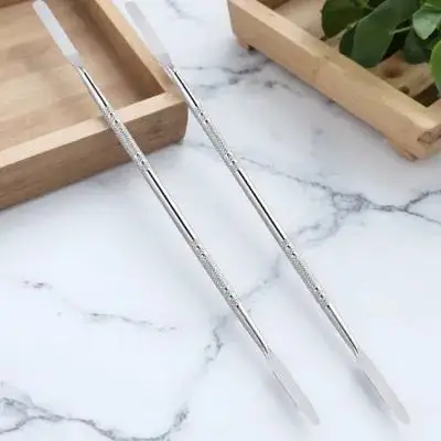 

2 pcs Stainless Steel Spudger Tool Flat Head Pry Bar For Laptop Repair Tools Electronics Opening Repair Stick Metal Pry Tool