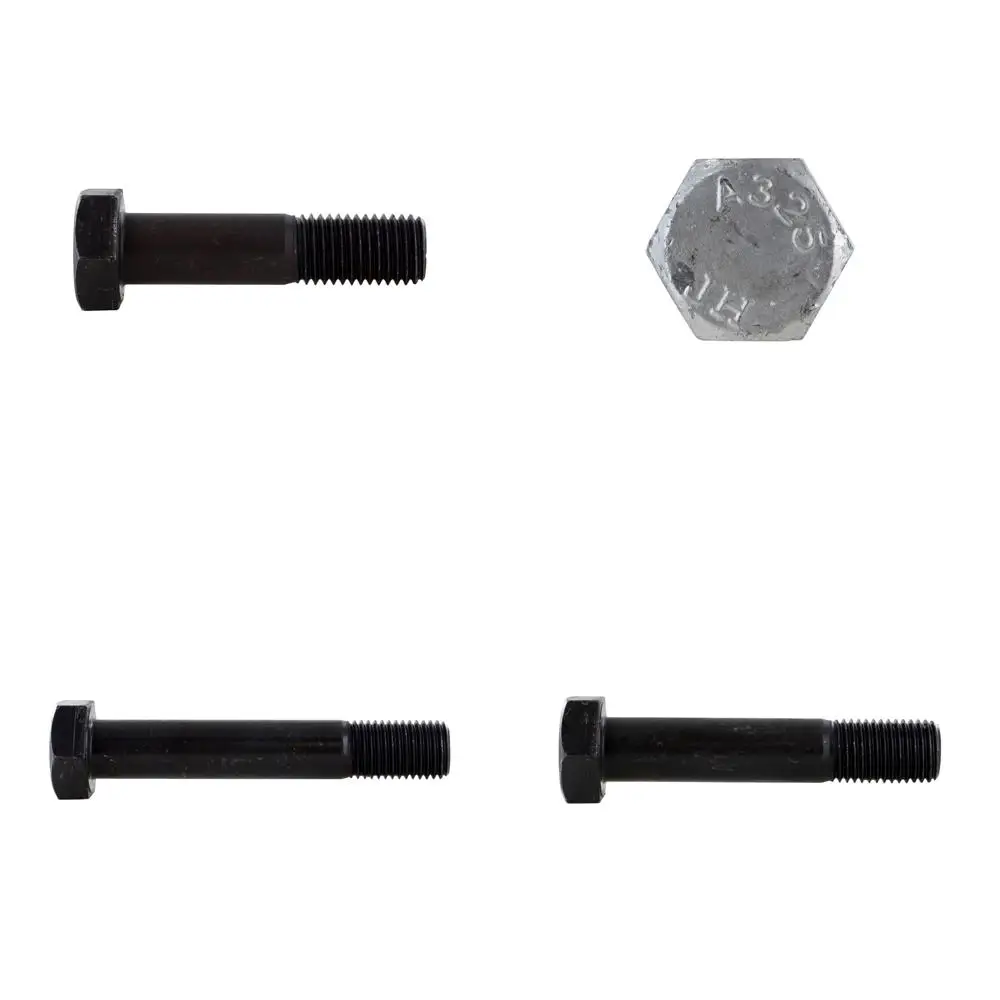 

Heavy Hex Structural Bolts 10 Pack - 1-8 x 4-1/4, Plain Finish, Type 1, A325, Suitable for Construction Use