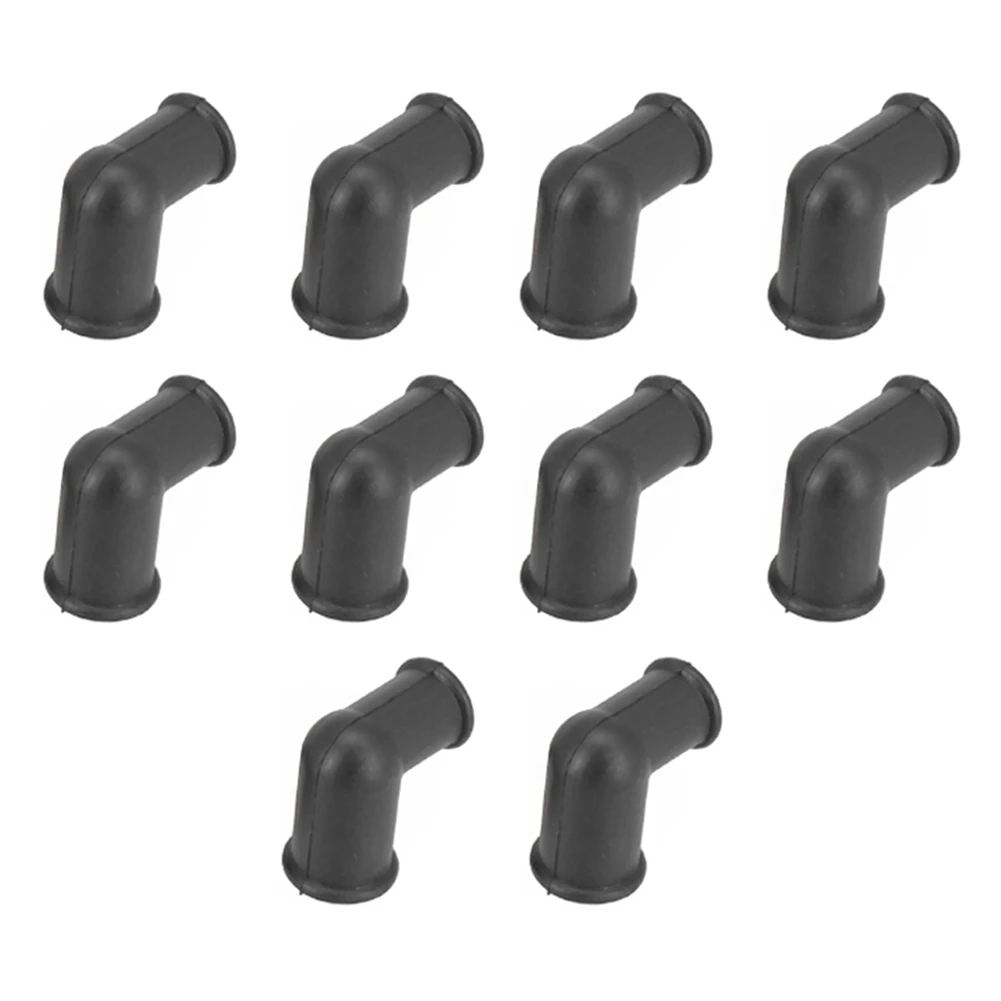 ABLL-10 Stück Entlüftungsrohrösen 90 Grad 692189 für Briggs & Stratton Garten-Rasenmäher-Zubehör