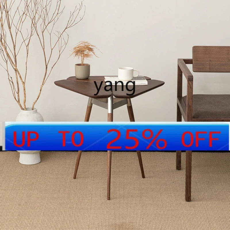 

Yhm Sofa Side Few Solid Wood Home Corner Few Balcony Single Modern Casual Small Coffee Tea Table