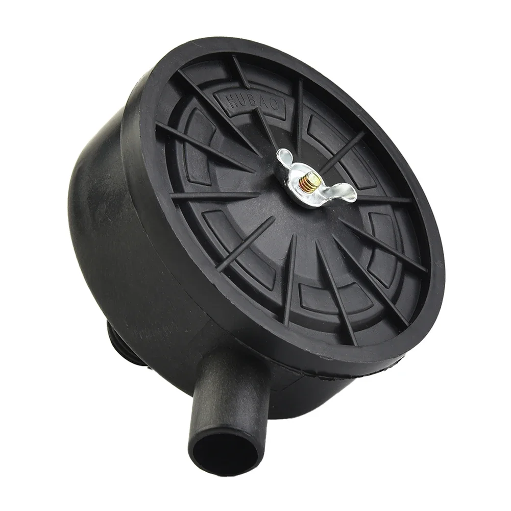 Silencer Muffler Noise Reducer Supplies Workshop 20mm Air Compressor Black Filter cartridge Plastic Accessories