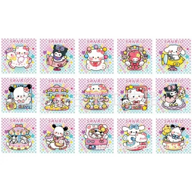 Colored Edge Amusement Park Sanrio Acrylic Pieces Handmade DIY Jewelry Accessories Materials Children's Educational Toys